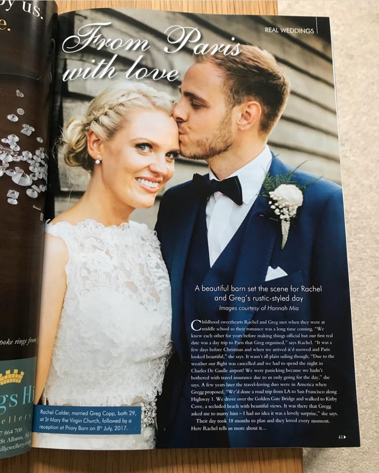 Harmony Featured in Bridal Magazine!