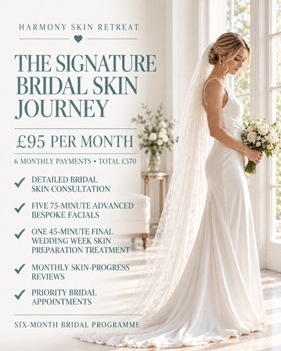 Signature Bridal Skin Package at Harmony Skin Retreat Dunstable